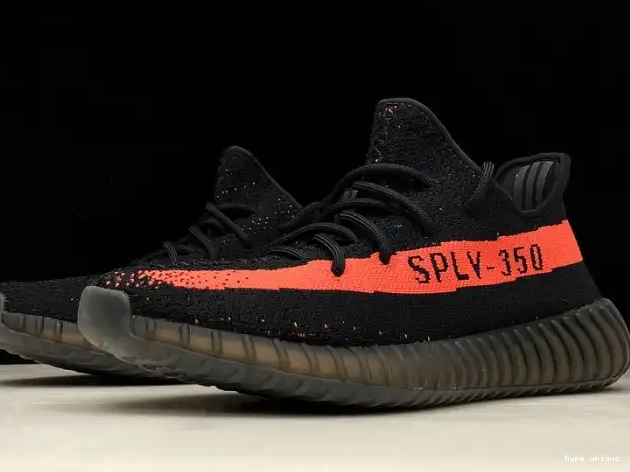hype BY9612 Boost Yeezy 350 Adidas V2 Black Core Red 0325